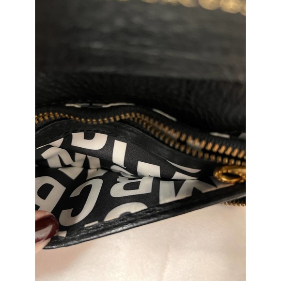 MARC BY MARC JACOBS Workwear Wallet - Soft Black Leather Gold Hardware Zip - Picture 12 of 16